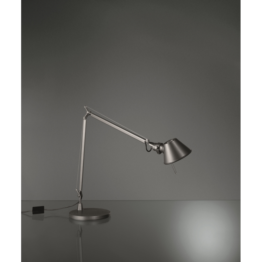 Artemide AR A015100+AR A003900 KOMPLEKTS - LED Regulējama galda lampa TOLOMEO MIDI LED/9W/230V