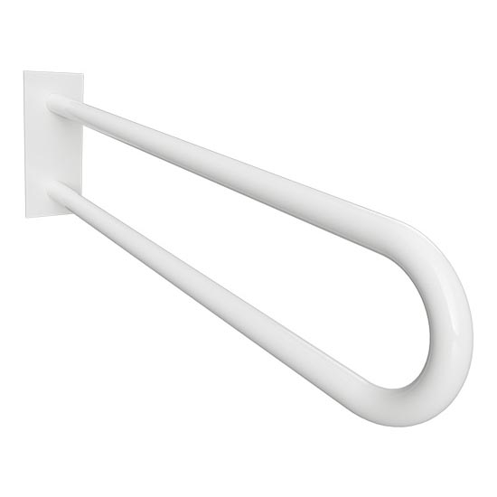 Atbalsta rokturis 10,3x25,3 cm, balts