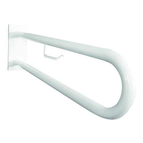 Atbalsta rokturis 10x25 cm, balts