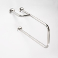 Atbalsta rokturis 23,5x38 cm nerūsējošais tērauds/sudraba