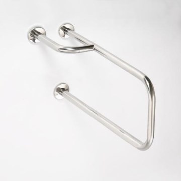 Atbalsta rokturis 23,5x38 cm nerūsējošais tērauds/sudraba