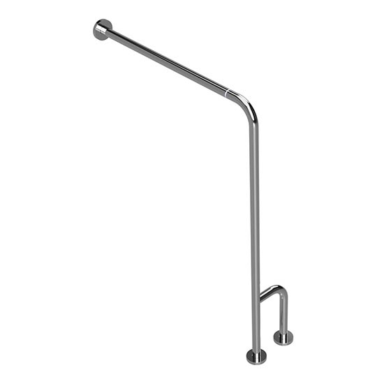 Atbalsta rokturis 23x86,6 cm nerūsējošais tērauds/sudraba