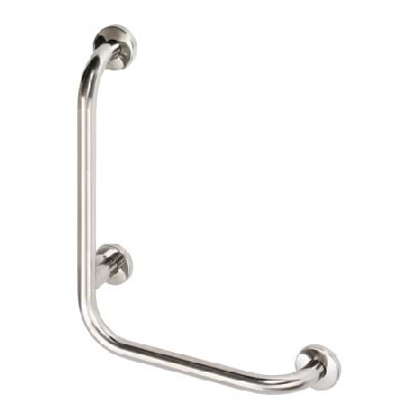 Atbalsta rokturis 63x68 cm, nerūsējošā tērauda, sudraba krāsā