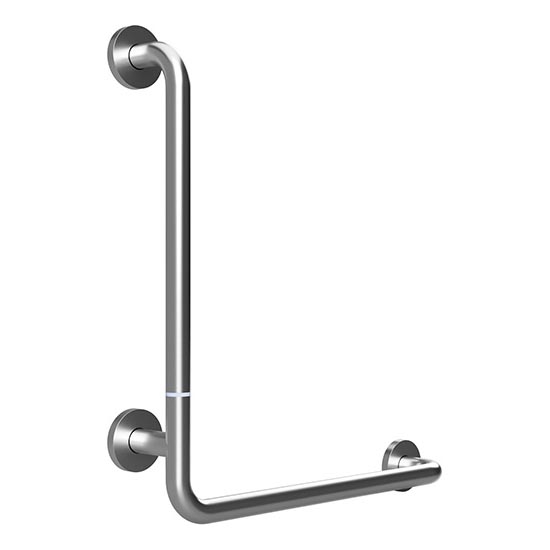 Atbalsta rokturis 63x68 cm nerūsējošais tērauds/sudraba