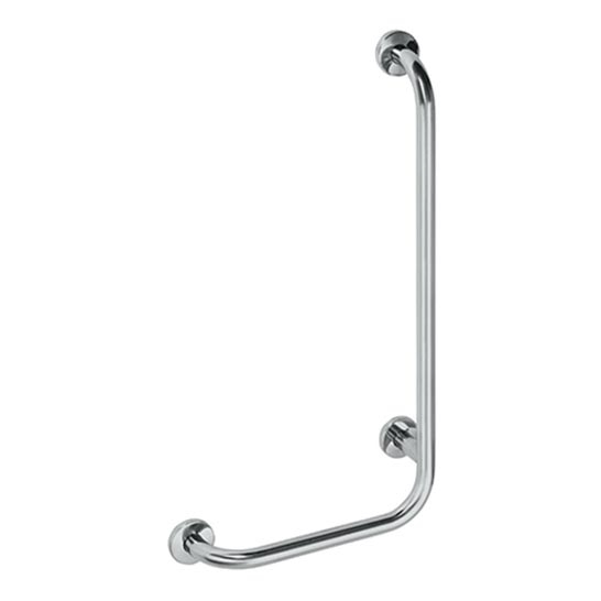 Atbalsta rokturis 63x89 cm, nerūsējošais tērauds/sudraba