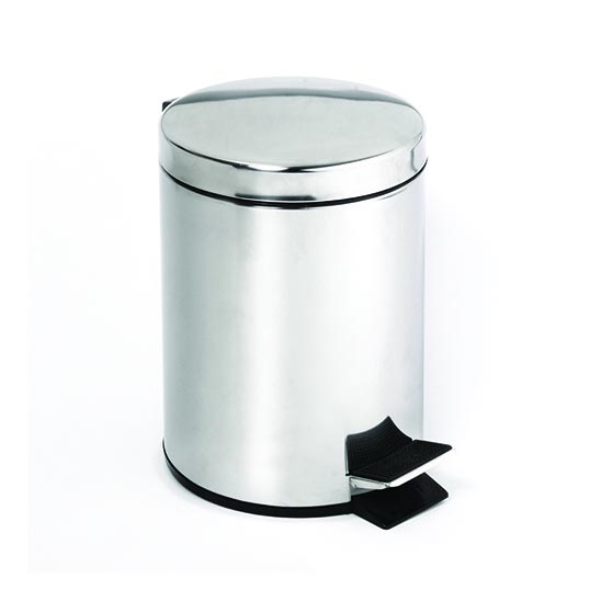 Atkritumu tvertne 30x45 cm nerūsējošais tērauds/sudraba