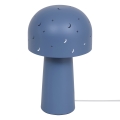 Atmosphera - Bērnu galda lampa STARRY MUSHROOM 1xE14/25W/230V zila