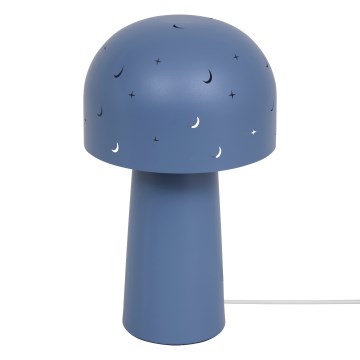 Atmosphera - Bērnu galda lampa STARRY MUSHROOM 1xE14/25W/230V zila