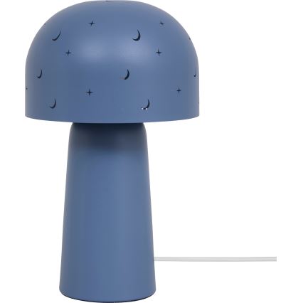 Atmosphera - Bērnu galda lampa STARRY MUSHROOM 1xE14/25W/230V zila