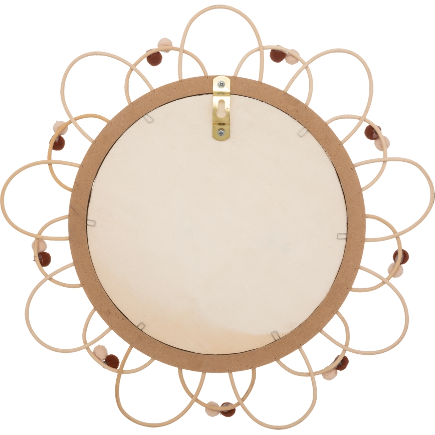 Atmosphera - Bērnu sienas spogulis CAMPAIN Ø 38 cm rotangs