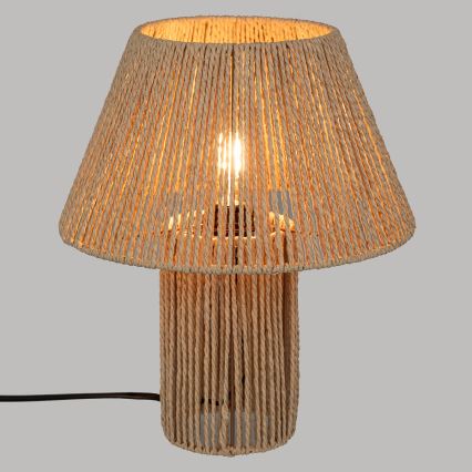Atmosphera - Galda lampa ADRIA 1xE27/40W/230V džutas