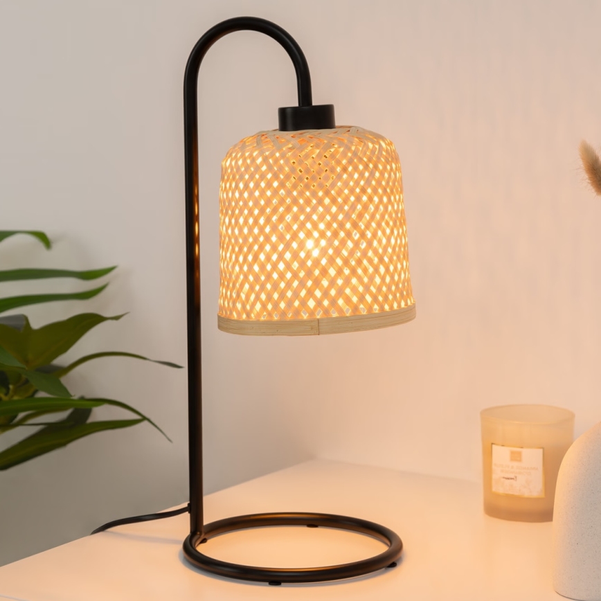 Atmosphera - Galda lampa ALI 1xE27/25W/230V bambusa