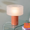 Atmosphera - Galda lampa ASTI 1xE27/60W/230V ķieģeļu krāsā