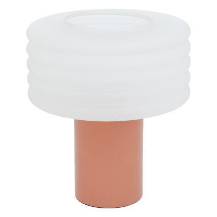 Atmosphera - Galda lampa ASTI 1xE27/60W/230V ķieģeļu krāsā