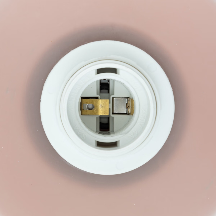 Atmosphera - Galda lampa ASTI 1xE27/60W/230V ķieģeļu krāsā