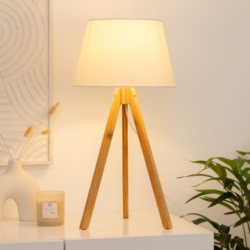Atmosphera - Galda lampa BAHI 1xE14/40W/230V bambusa