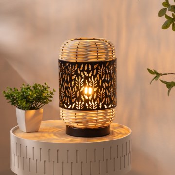 Atmosphera - Galda lampa CALY 1xE27/40W/230V rotanga