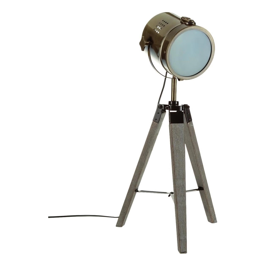 Atmosphera - Galda lampa EBOR 1xE14/25W/230V priede/misiņš