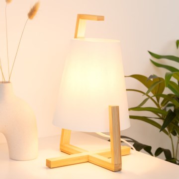 Atmosphera - Galda lampa GONG 1xE14/40W/230V bambusa