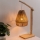 Atmosphera - Galda lampa KARLA 1xE27/40W/230V bambusa
