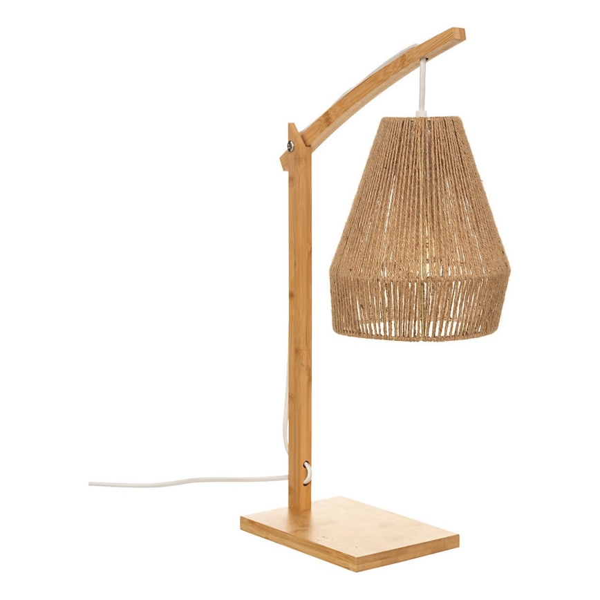Atmosphera - Galda lampa KARLA 1xE27/40W/230V bambusa