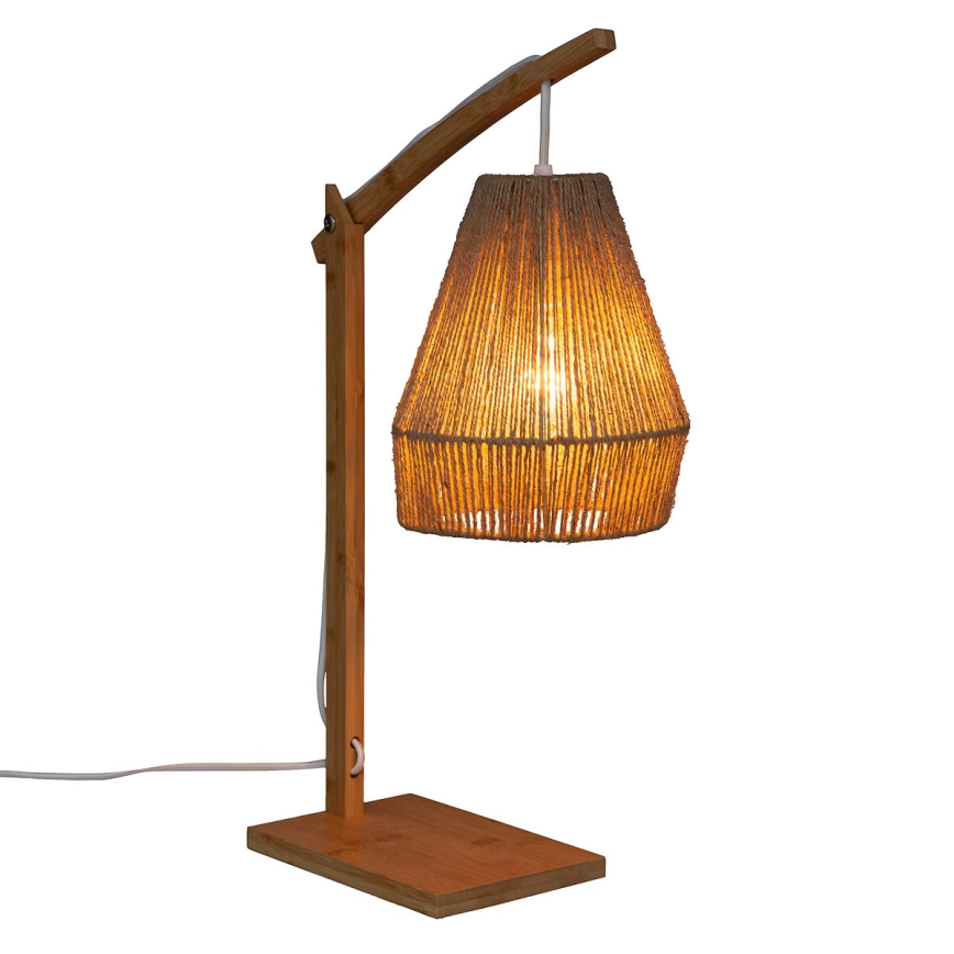Atmosphera - Galda lampa KARLA 1xE27/40W/230V bambusa