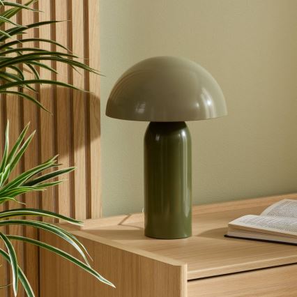 Atmosphera - Galda lampa LITO 1xE14/6W/230V khaki