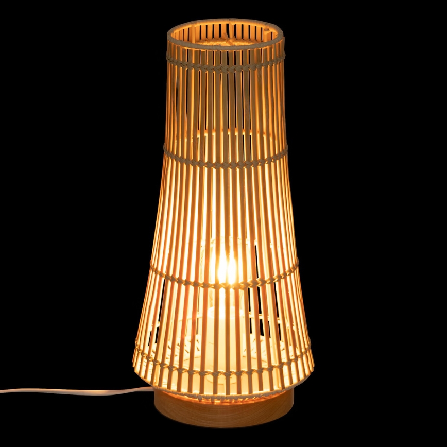 Atmosphera - Galda lampa MAHE 1xE27/25W/230V bambusa