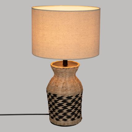 Atmosphera - Galda lampa MENA 1xE27/40W/230V ūdens hiacinte