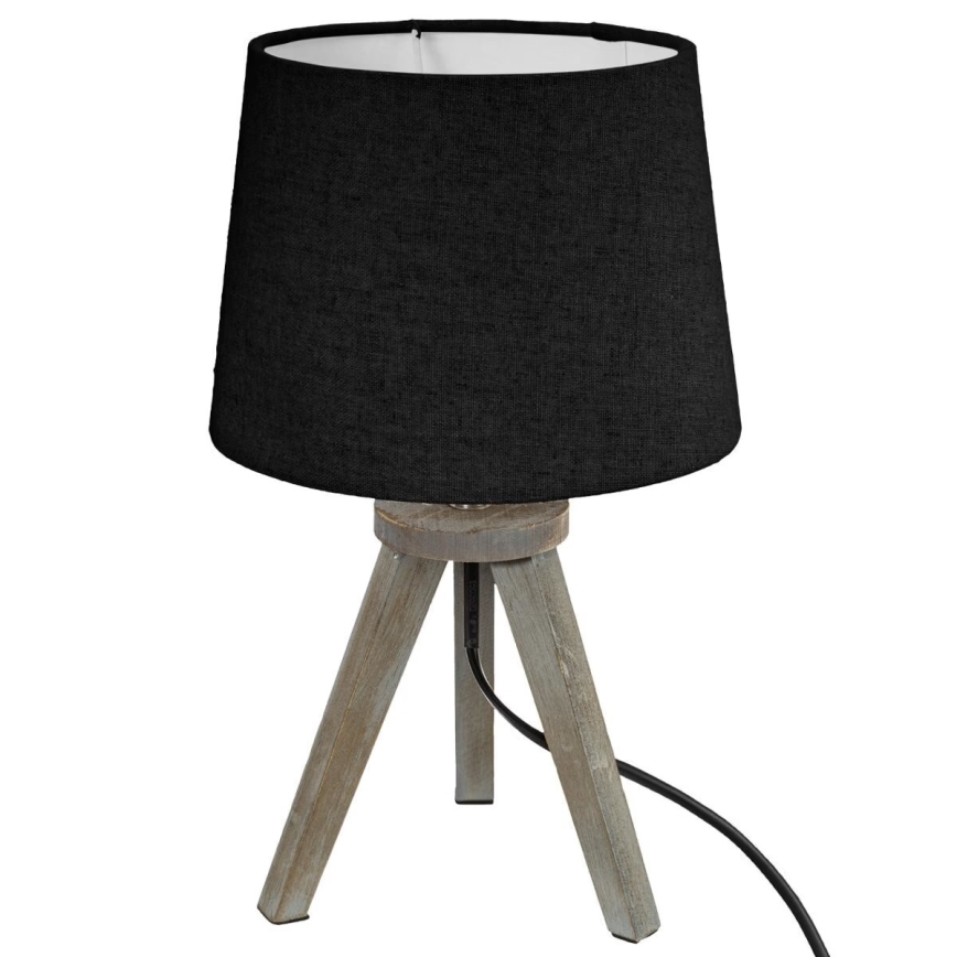 Atmosphera - Galda lampa MINI 1xE14/25W/230V priede/melna
