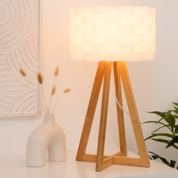 Atmosphera - Galda lampa MOKI 1xE14/40W/230V bambusa