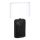 Atmosphera - Galda lampa MONIA 1xE14/60W/230V melna/balta