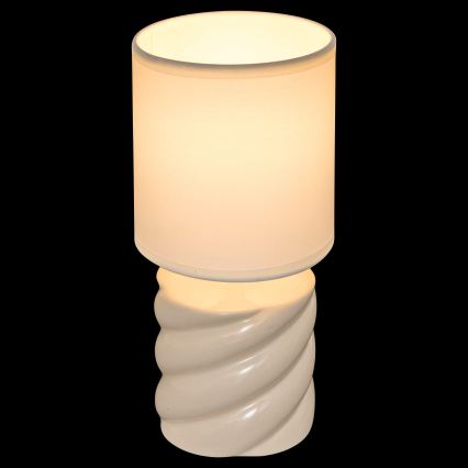 Atmosphera - Galda lampa NOLY 1xE14/40W/230V bēšā krāsā