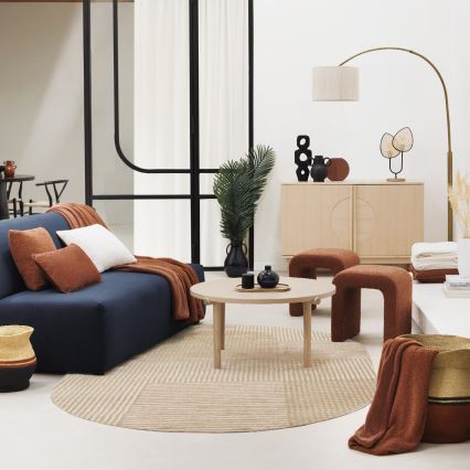 Atmosphera - Galda lampa OLME 2xE27/40W/230V rotangs