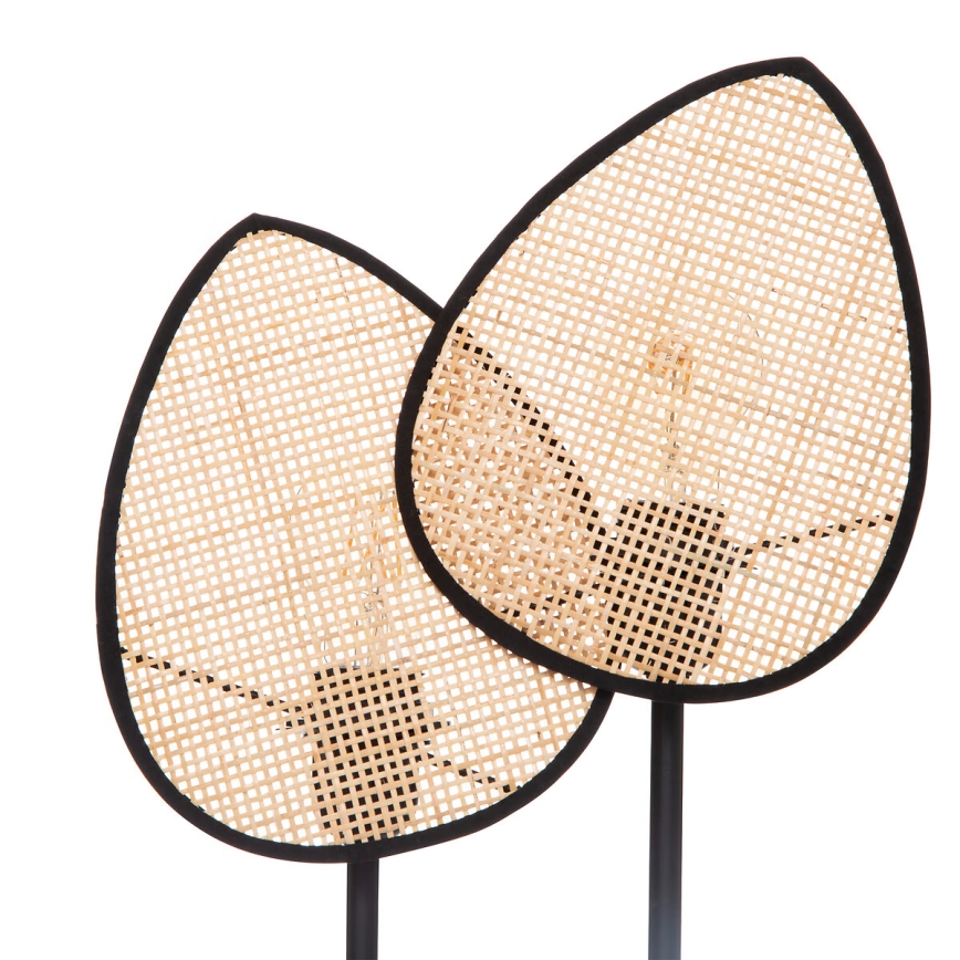 Atmosphera - Galda lampa OLME 2xE27/40W/230V rotangs