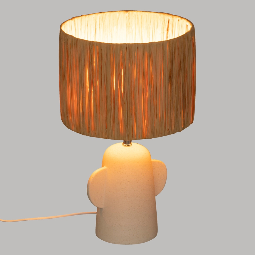 Atmosphera - Galda lampa RAIA 1xE27/40W/230V rafijas basts