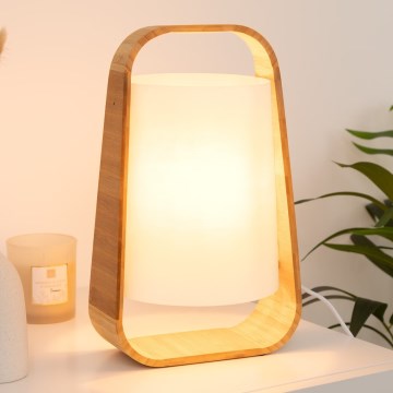 Atmosphera - Galda lampa REX 1xE14/40W/230V bambusa