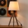 Atmosphera - Galda lampa RUNO 1xE27/25W/230V koks/balta