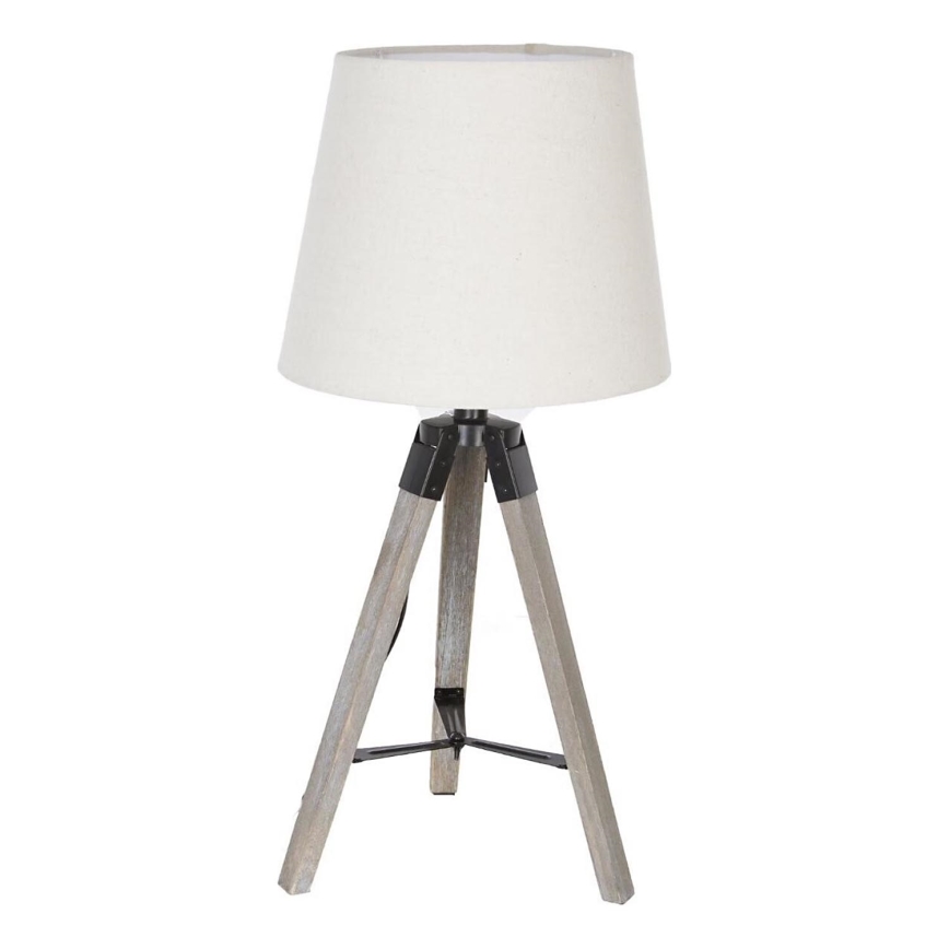 Atmosphera - Galda lampa RUNO 1xE27/25W/230V koks/balta