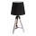 Atmosphera - Galda lampa RUNO 1xE27/25W/230V koks/melna