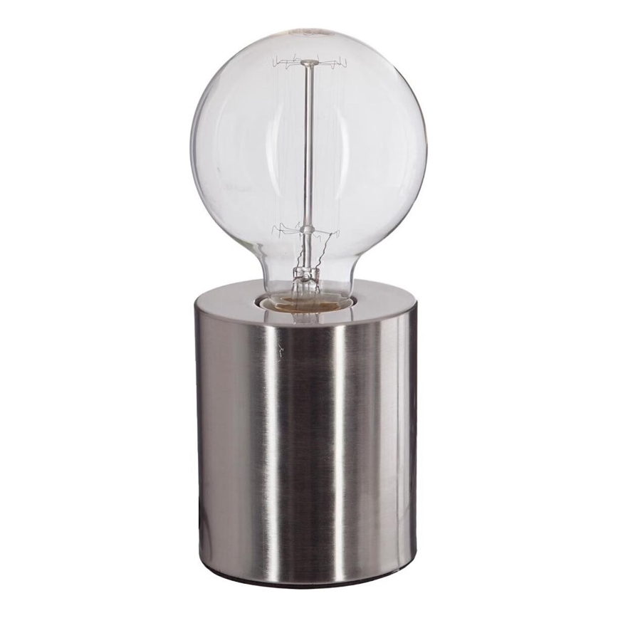 Atmosphera - Galda lampa SABA 1xE27/40W/230V sudraba