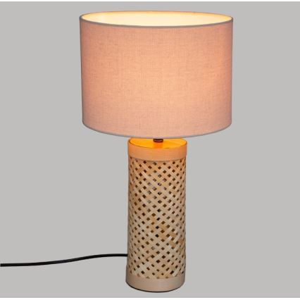 Atmosphera - Galda lampa SALMA 1xE27/40W/230V bambusa