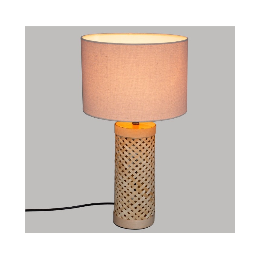 Atmosphera - Galda lampa SALMA 1xE27/40W/230V bambusa