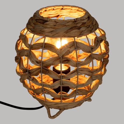 Atmosphera - Galda lampa SAND 1xE27/40W/230V ūdens hiacinte