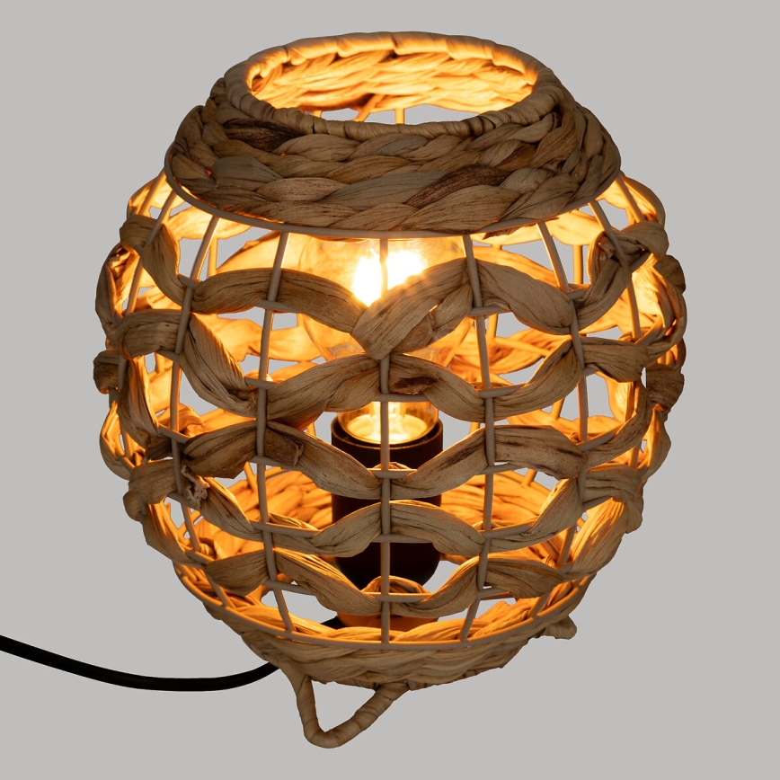 Atmosphera - Galda lampa SAND 1xE27/40W/230V ūdens hiacinte
