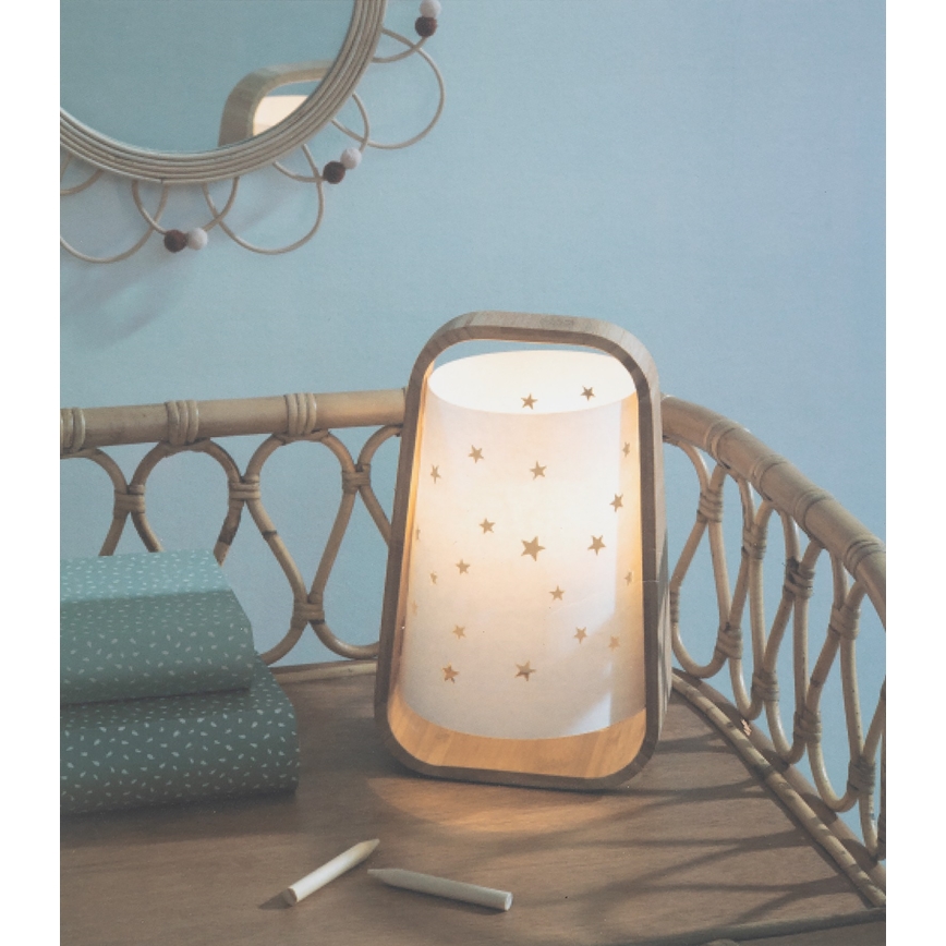 Atmosphera - Galda lampa STARS 1xE14/40W/230V bambuss