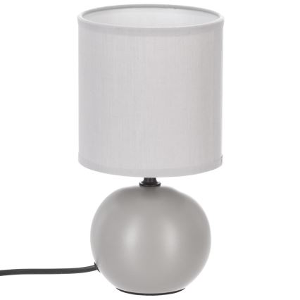 Atmosphera - Galda lampa TIMÉO 1xE14/60W/230V pelēka