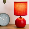Atmosphera - Galda lampa TIMÉO 1xE14/60W/230V sarkana