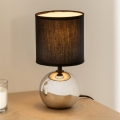 Atmosphera - Galda lampa TIMÉO 1xE14/60W/230V spīdīgi hromēts/melna