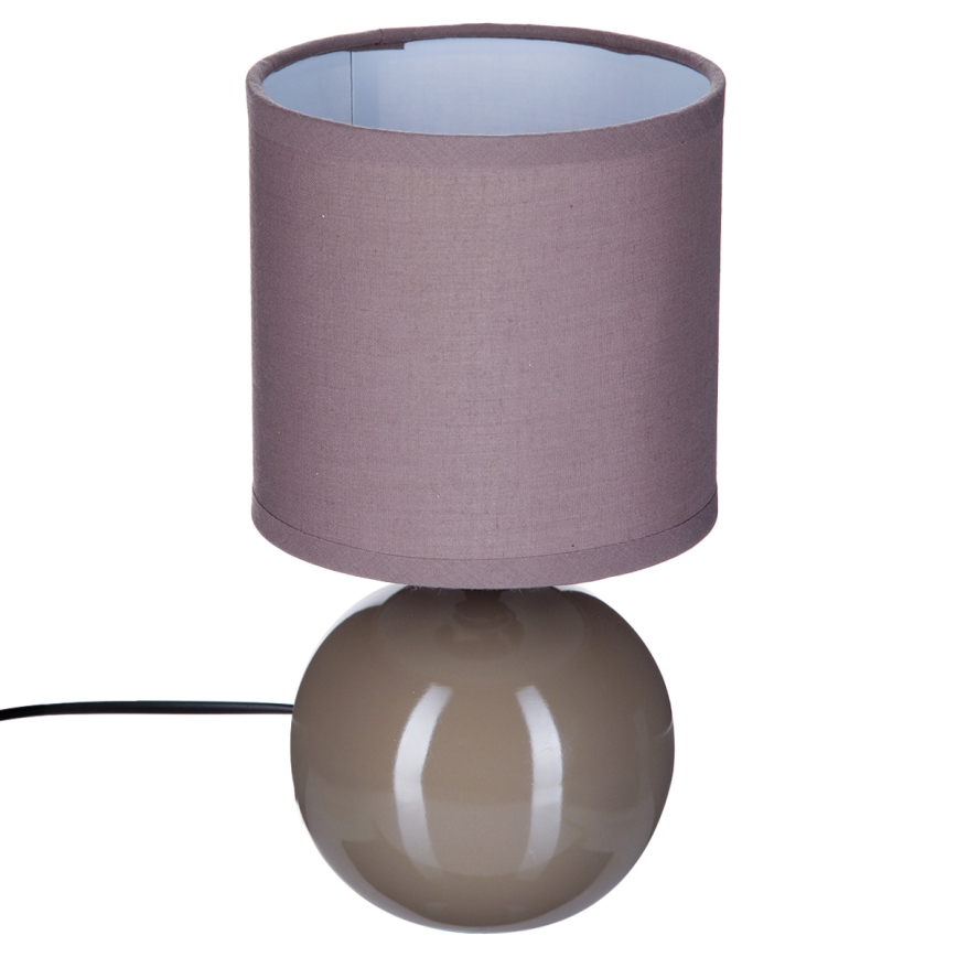 Atmosphera - Galda lampa TIMÉO 1xE14/60W/230V taupe